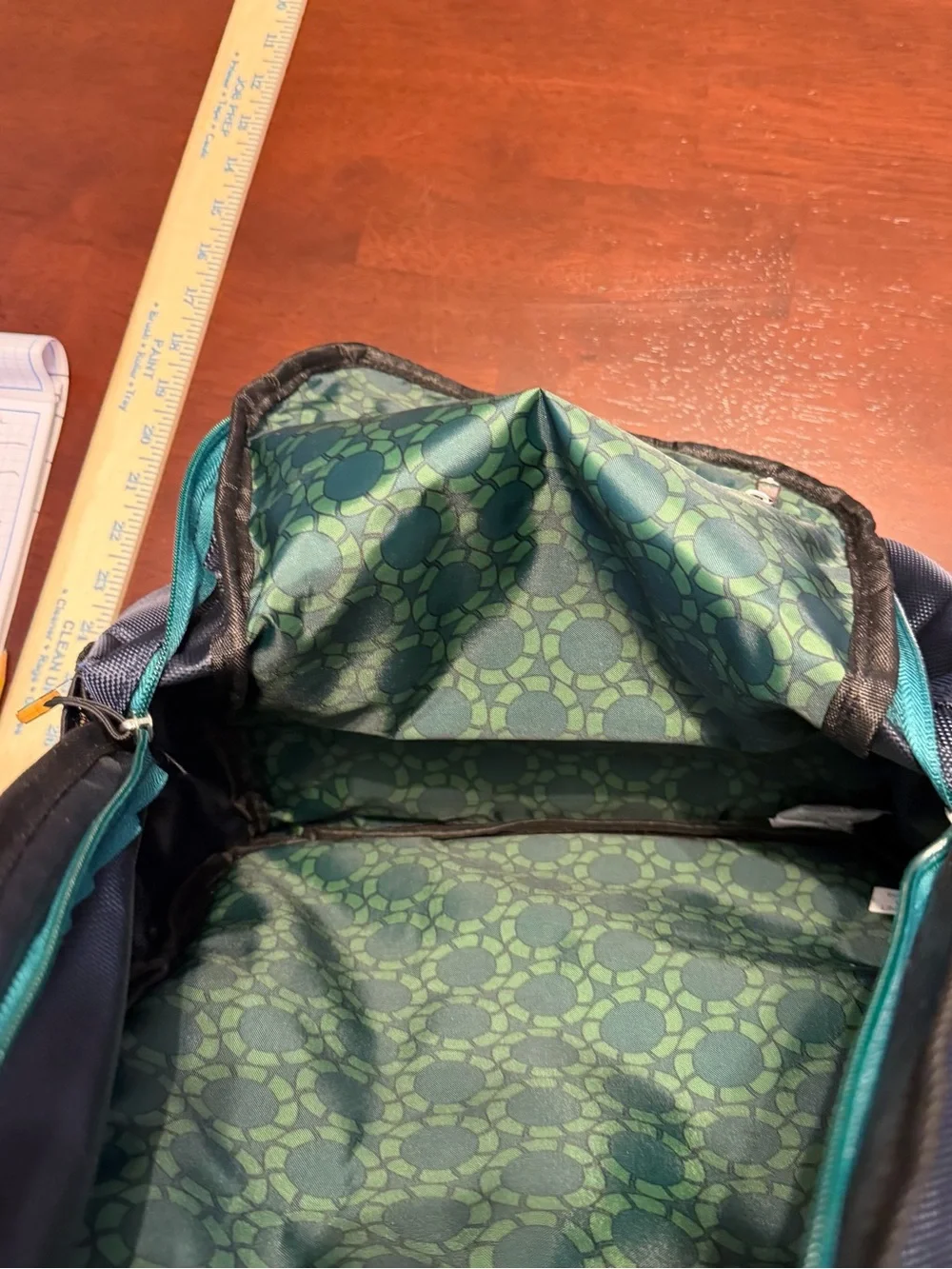 Men's‎ Navy Backpack with Teal Accents